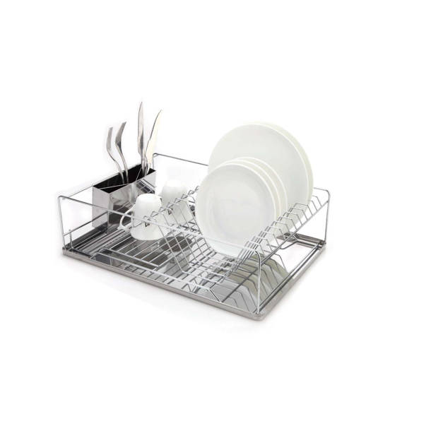 Just Manufacturing Stainless Steel Countertop Dish Rack Wayfair
